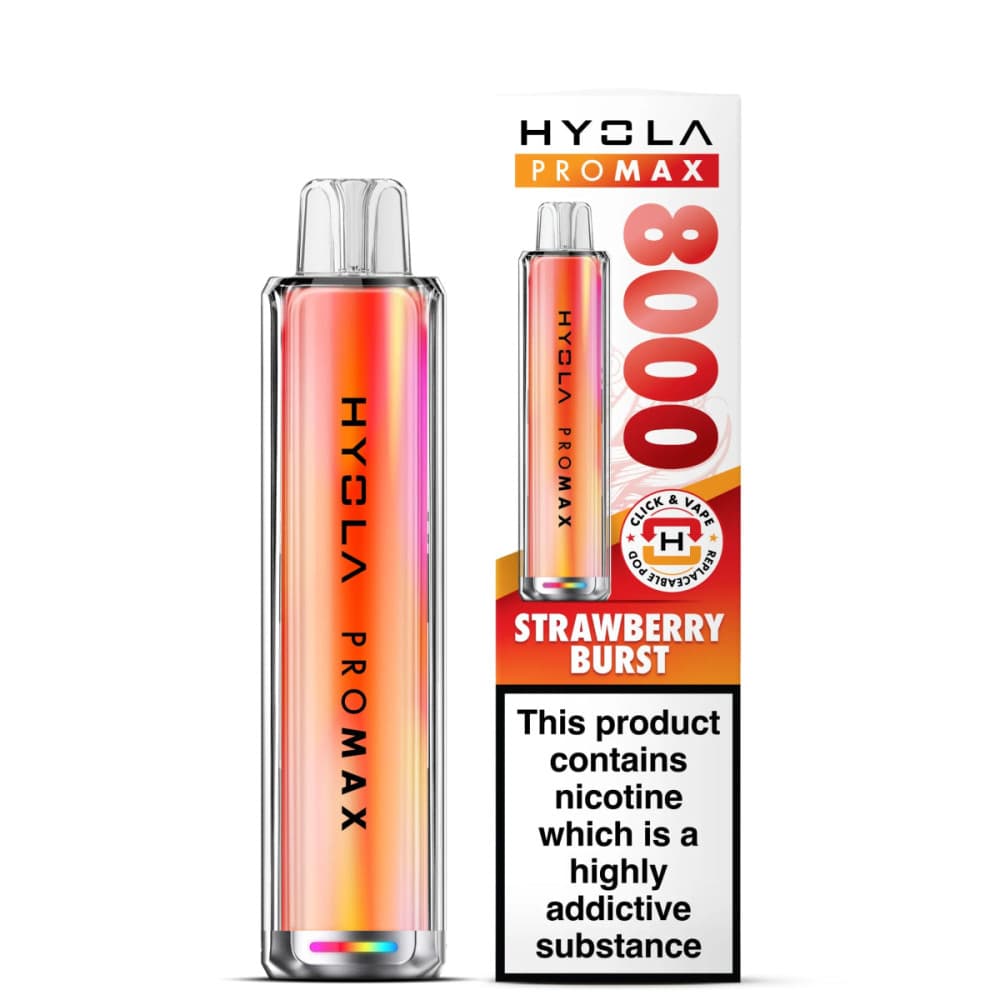Strawberry Burst Hyola Pro Max 8000 Prefilled Pod Kit