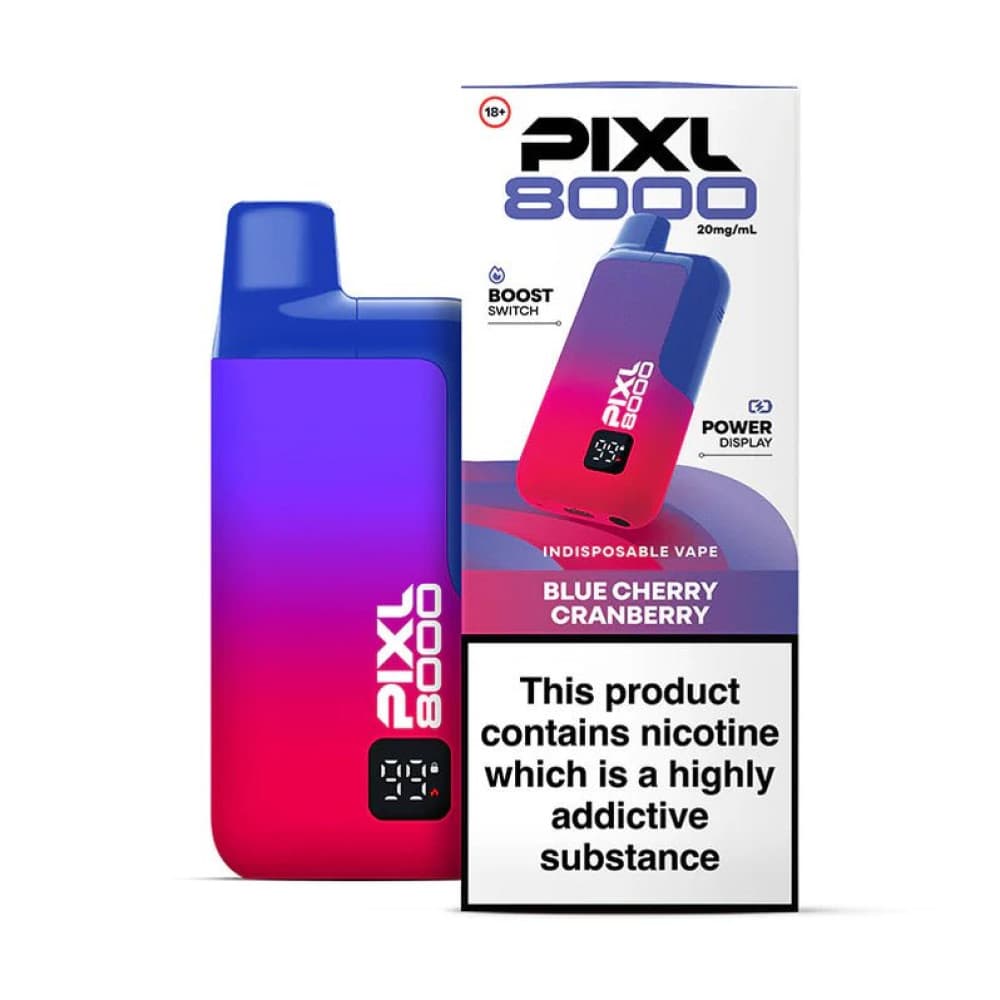 Blue Cherry Cranberry PIXL 8000 Prefilled Vape Pod Kit