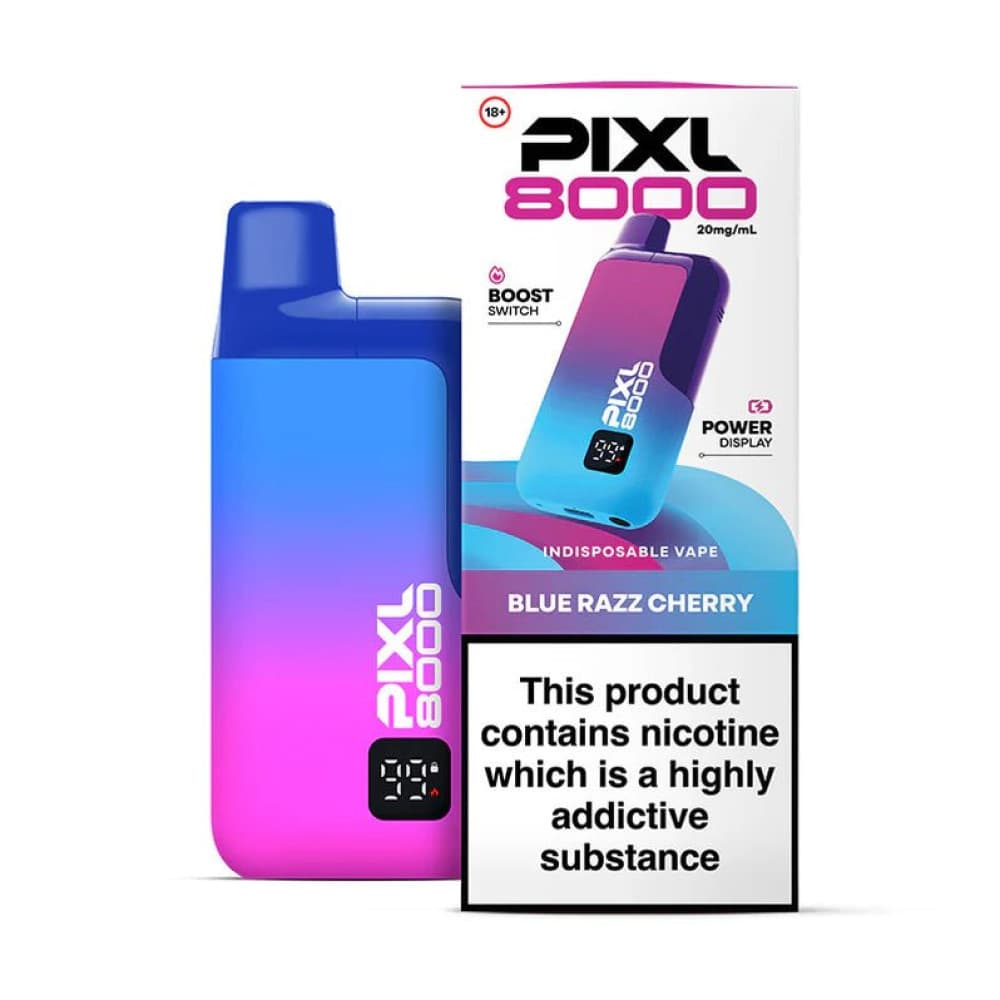 Blue Razz Cherry PIXL 8000 Prefilled Vape Pod Kit