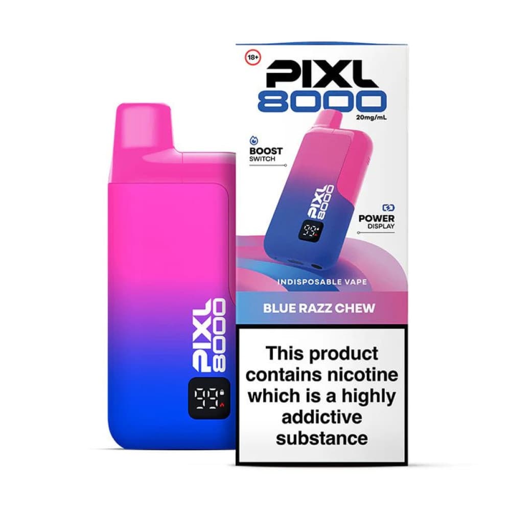 Blue Razz Chew PIXL 8000 Prefilled Vape Pod Kit