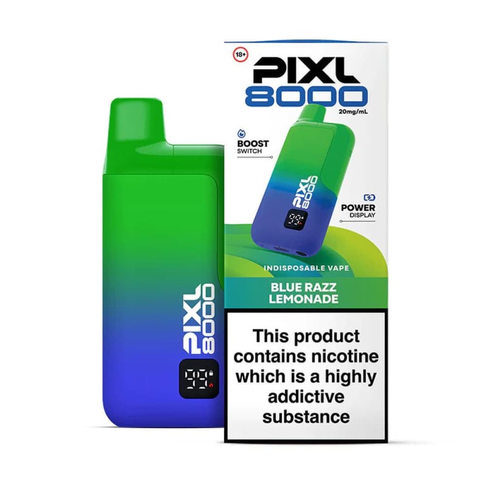 Blue Razz Lemonade PIXL 8000 Prefilled Vape Pod Kit