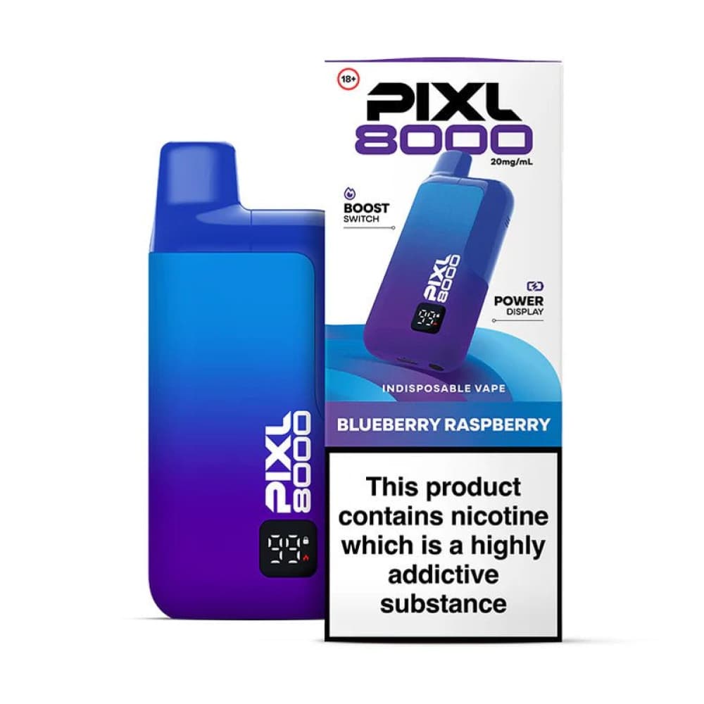 Blueberry Raspberry PIXL 8000 Prefilled Vape Pod Kit