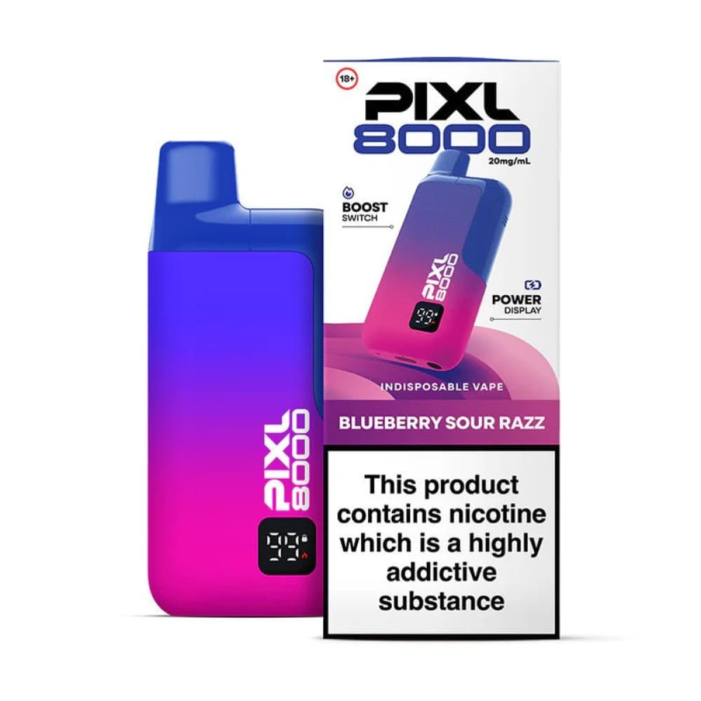 Blueberry Sour Razz PIXL 8000 Prefilled Vape Pod Kit