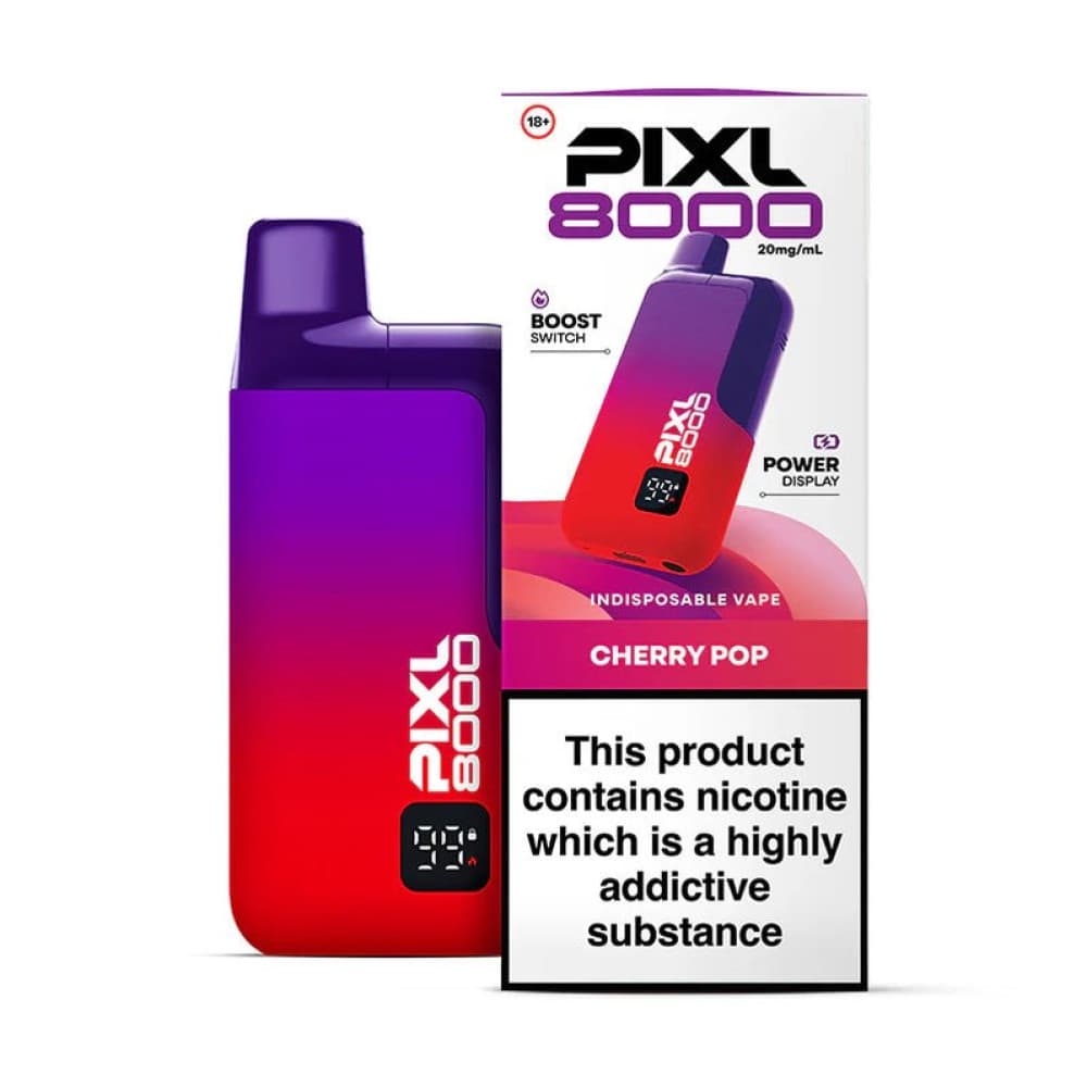 Cherry Pop PIXL 8000 Prefilled Vape Pod Kit