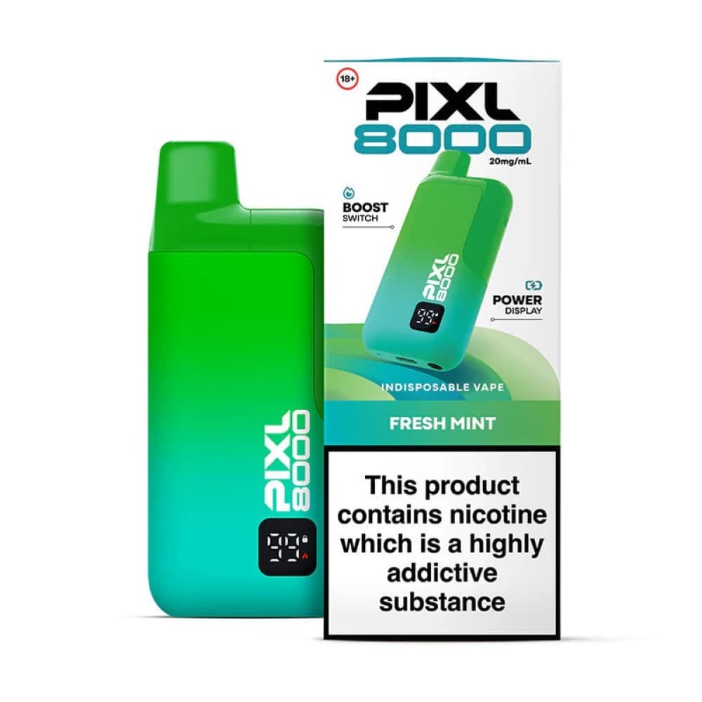 Fresh Mint PIXL 8000 Prefilled Vape Pod Kit