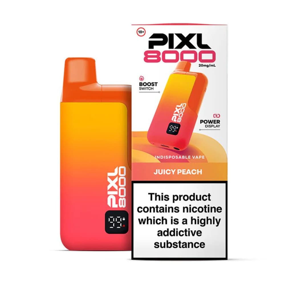 Juicy Peach PIXL 8000 Prefilled Vape Pod Kit