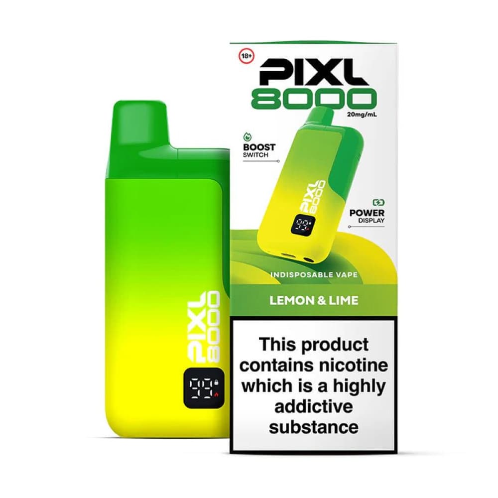 Lemon Lime PIXL 8000 Prefilled Vape Pod Kit