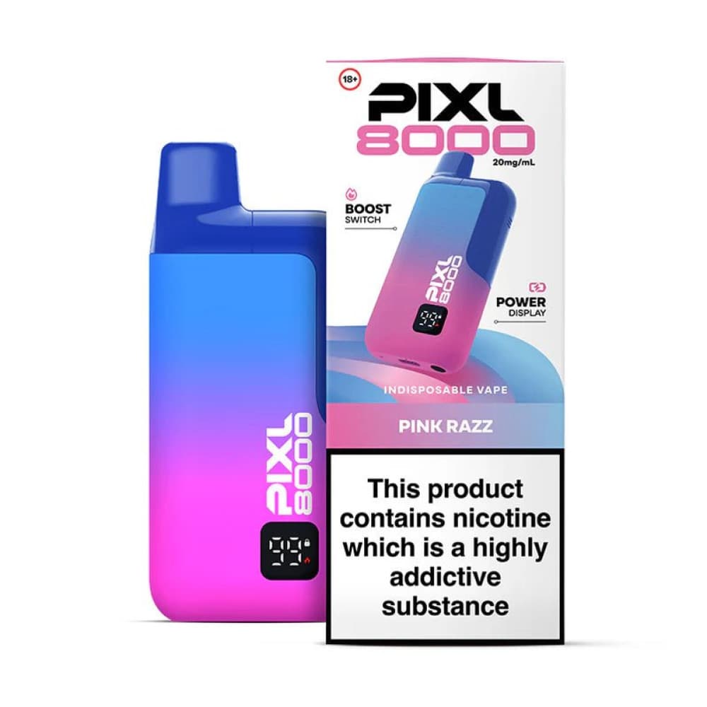 Pink Razz PIXL 8000 Prefilled Vape Pod Kit