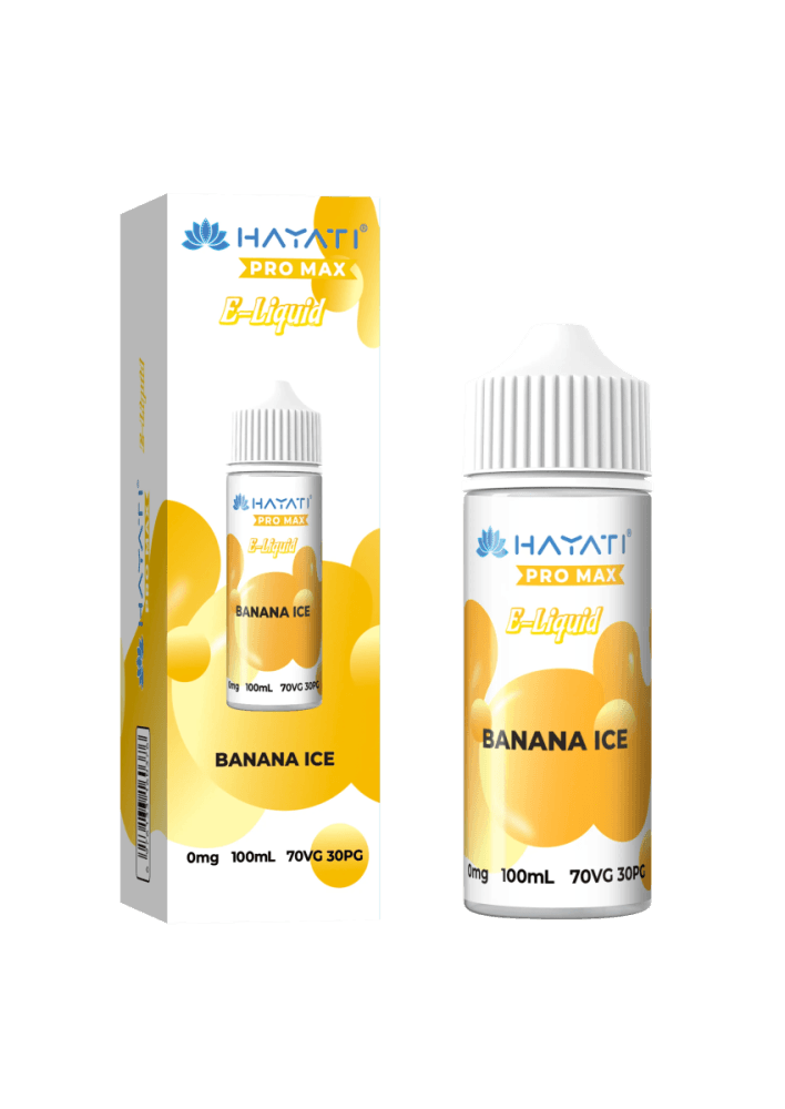 Banana Ice Hayati Pro Max E-liquid 100ml Vape Juice