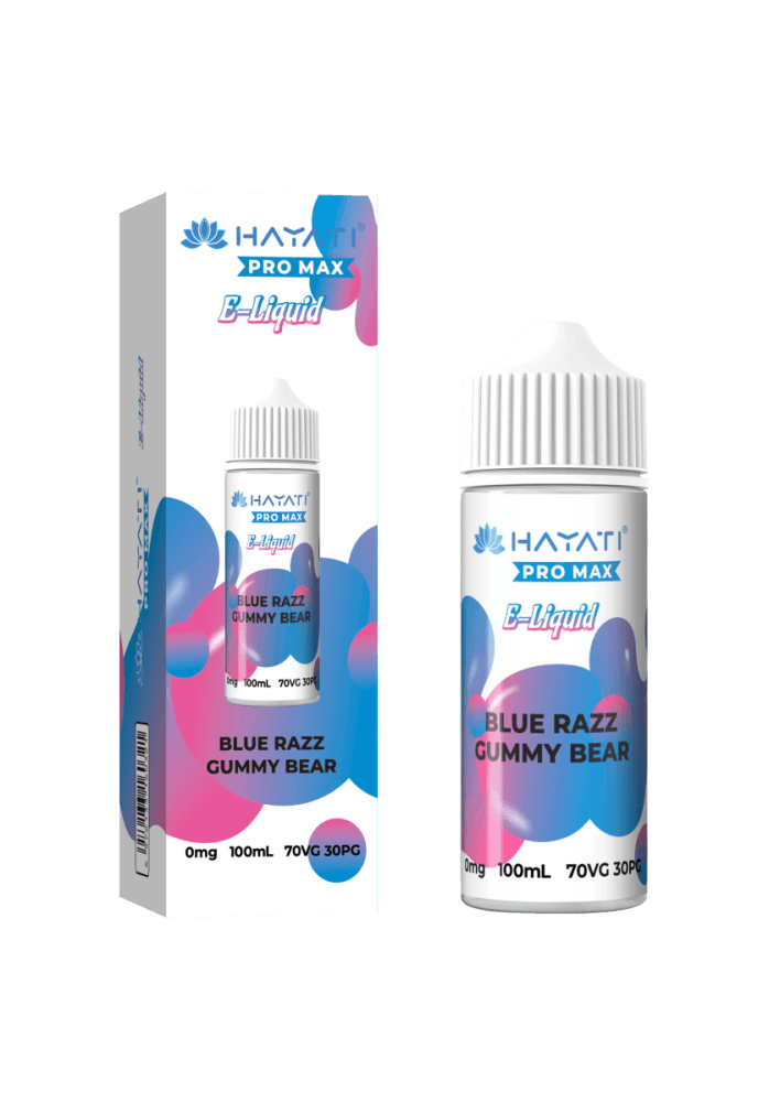 Blue Razz Gummy Bear Hayati Pro Max E-liquid 100ml Vape Juice