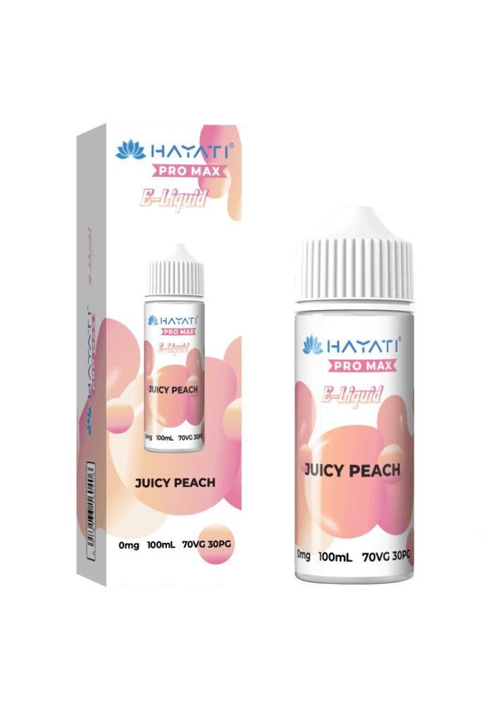 Juicy Peach Hayati Pro Max E-liquid 100ml Vape Juice