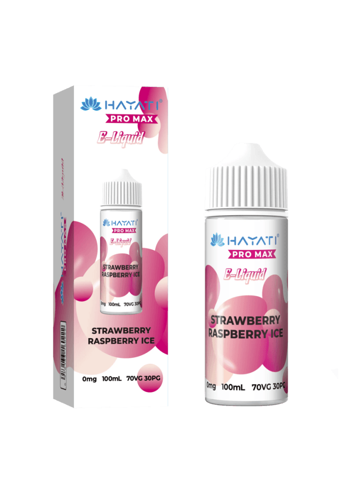 Strawberry Raspberry Cherry Ice Hayati Pro Max E-liquid 100ml Vape Juice