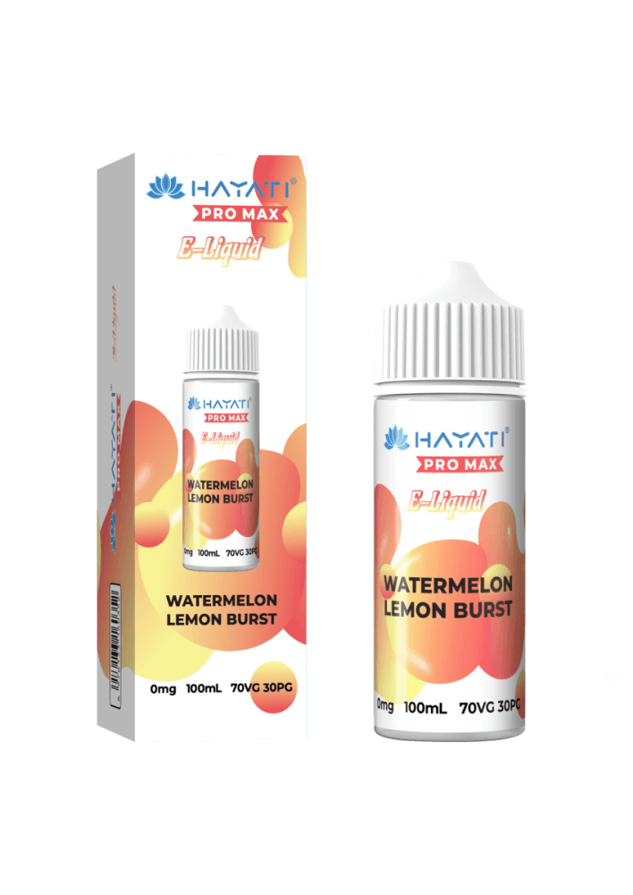 Watermelon Lemon Burst Hayati Pro Max E-liquid 100ml Vape Juice
