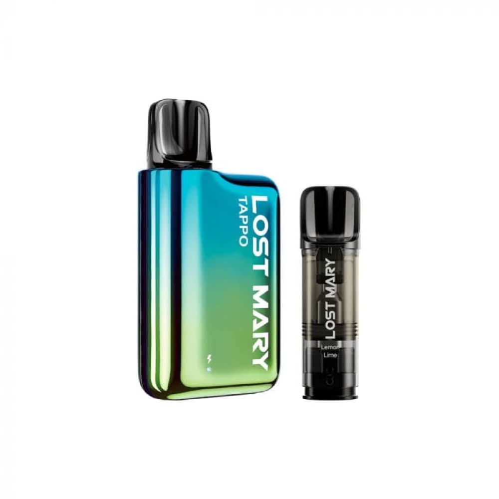 Blue Green Lost Mary Tappo Pod System Vape Kit