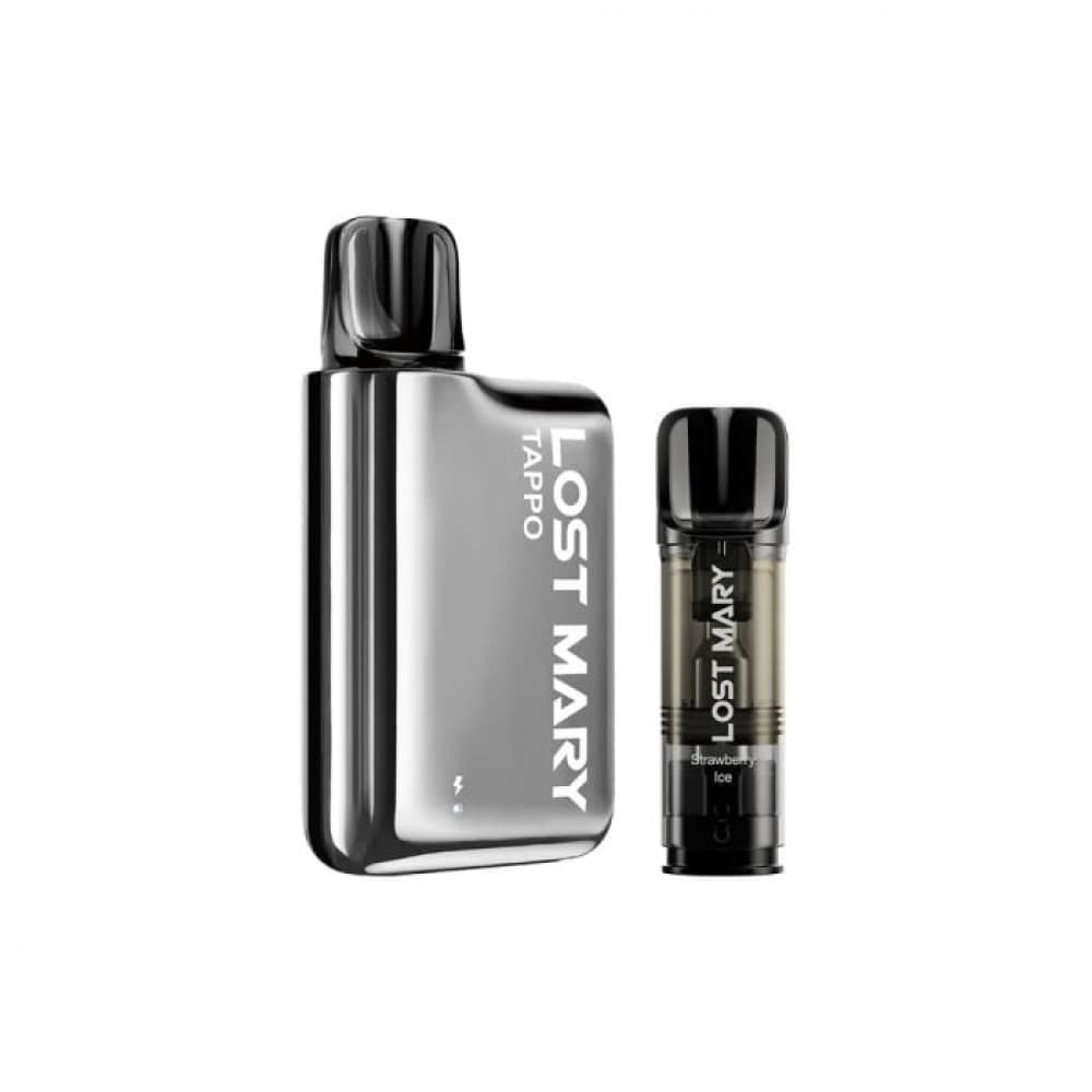 Stainless Steel Lost Mary Tappo Pod System Vape Kit