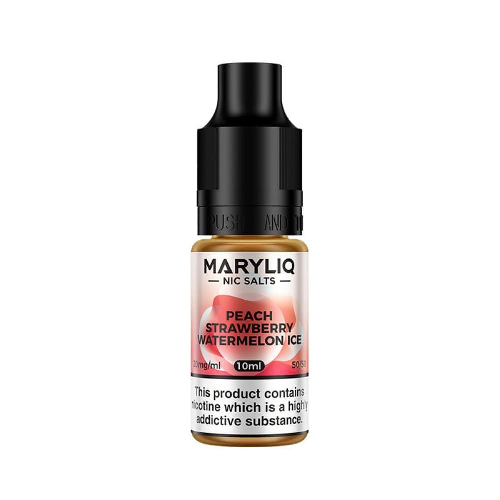 Peach Strawberry Watermelon Ice / 10mg Lost Mary Maryliq Nic Salts 10ml