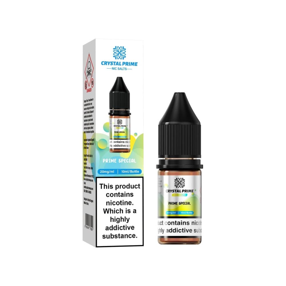 Prime Special / 10mg Crystal Prime 7000 Nic Salts 10ml E-liquids (Box of 10)