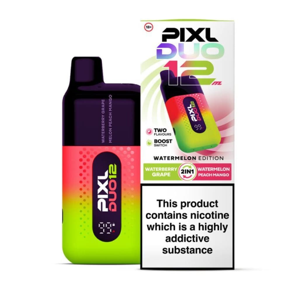 Watermelon Edition Pixl Duo 12000 Prefilled Vape Kit Box of 5