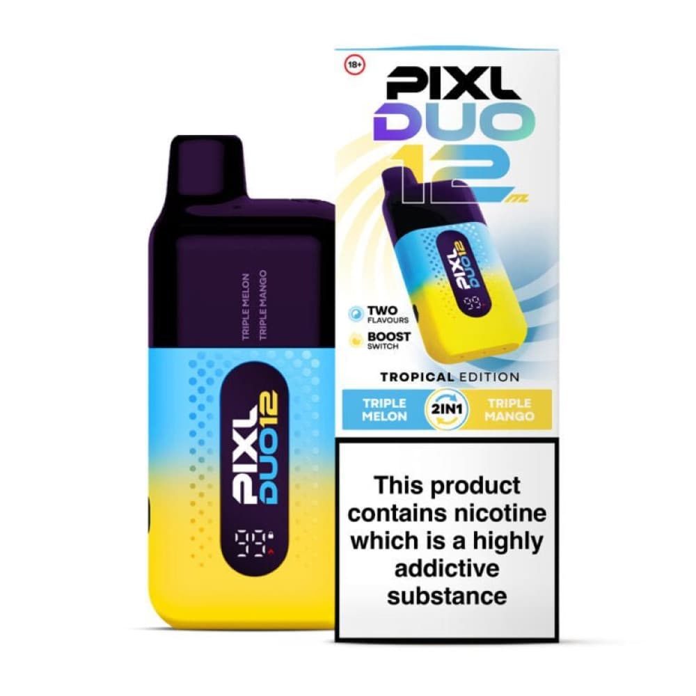 Tropical Edition Pixl Duo 12000 Prefilled Vape Kit Box of 5
