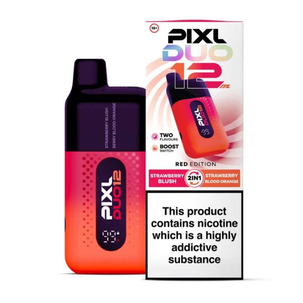 Red Edition Pixl Duo 12000 Prefilled Vape Kit Box of 5