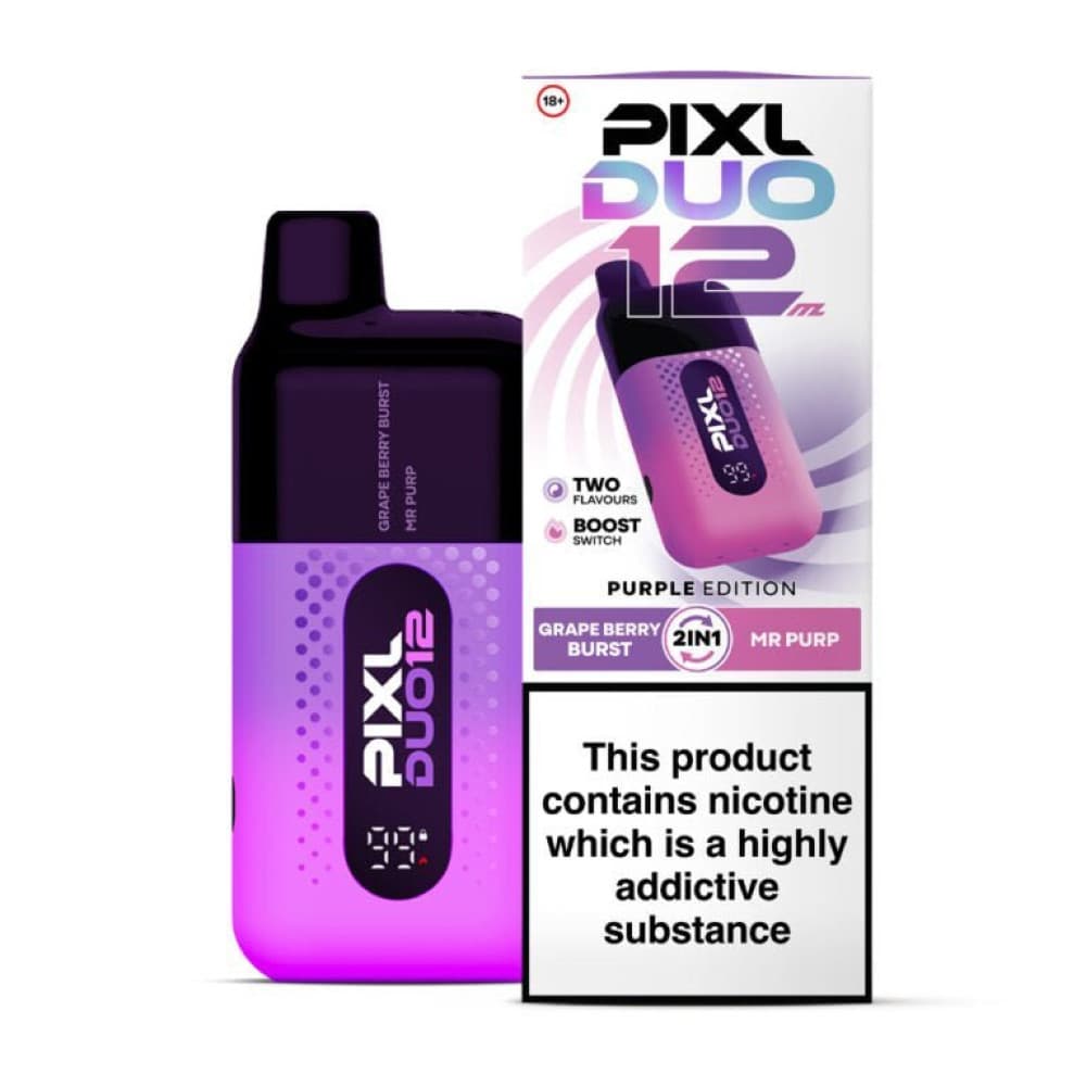 Purple Edition Pixl Duo 12000 Prefilled Vape Kit Box of 5