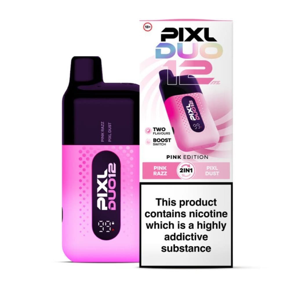 Pink Edition Pixl Duo 12000 Prefilled Vape Kit Box of 5