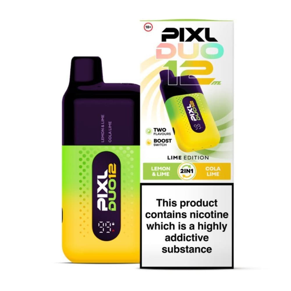 Lime Edition Pixl Duo 12000 Prefilled Vape Kit Box of 5