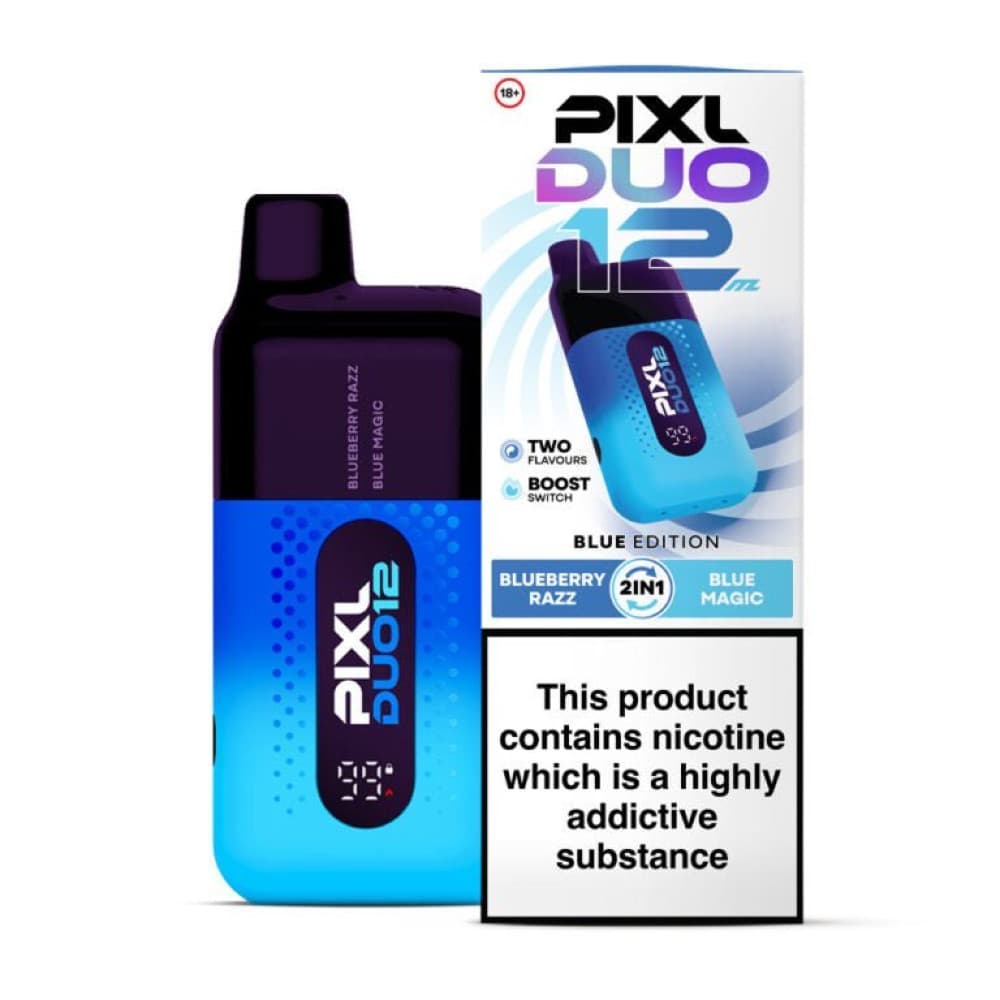 Blue Edition Pixl Duo 12000 Prefilled Vape Kit Box of 5