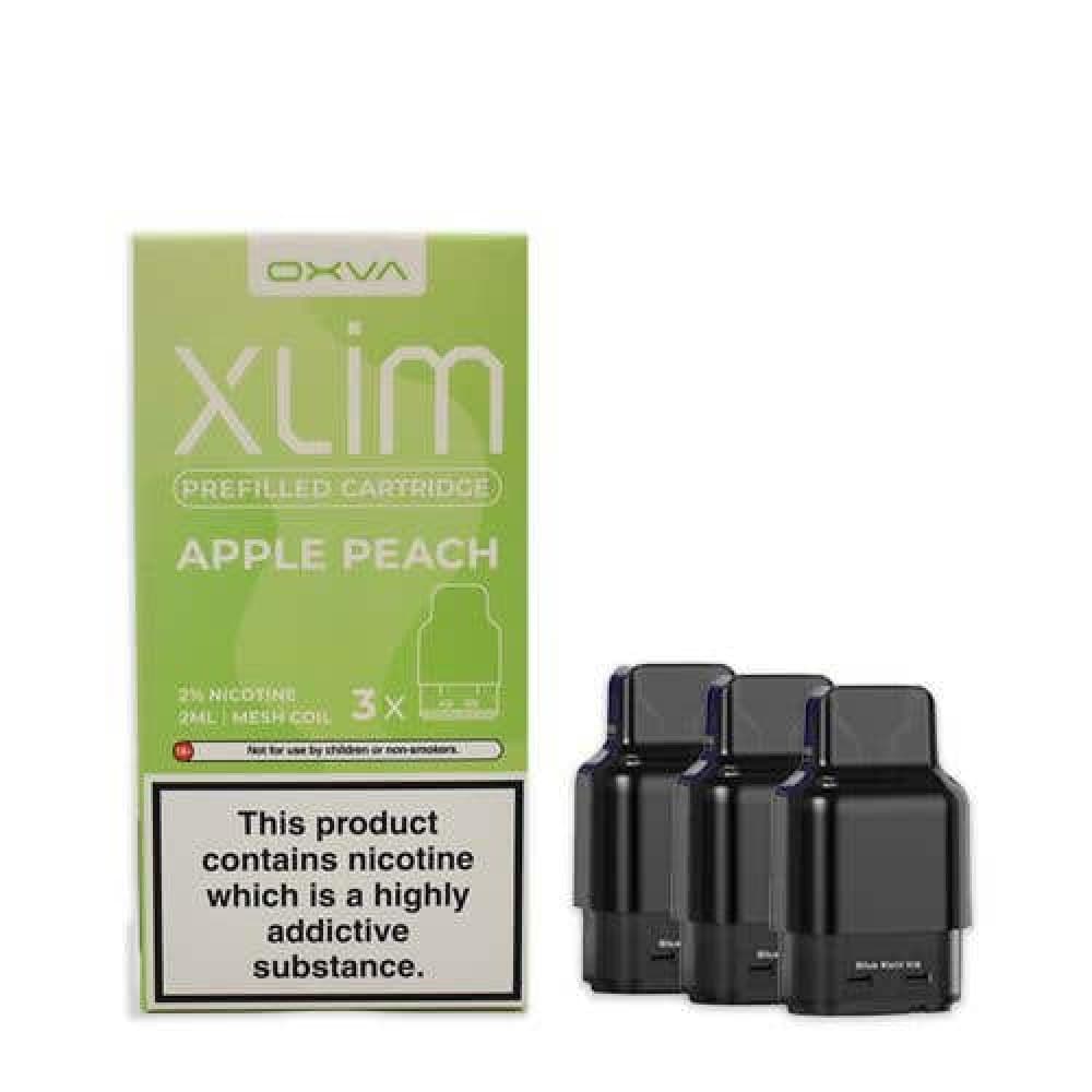 Apple Peach Oxva Xlim Prefilled E-liquid Pods Cartridges - Pack of 3