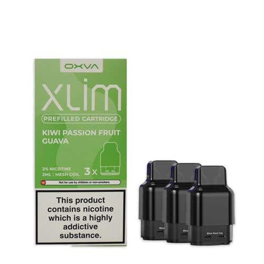 Kiwi Passion Fruit Guava Oxva Xlim Prefilled E-liquid Pods Cartridges - Pack of 3