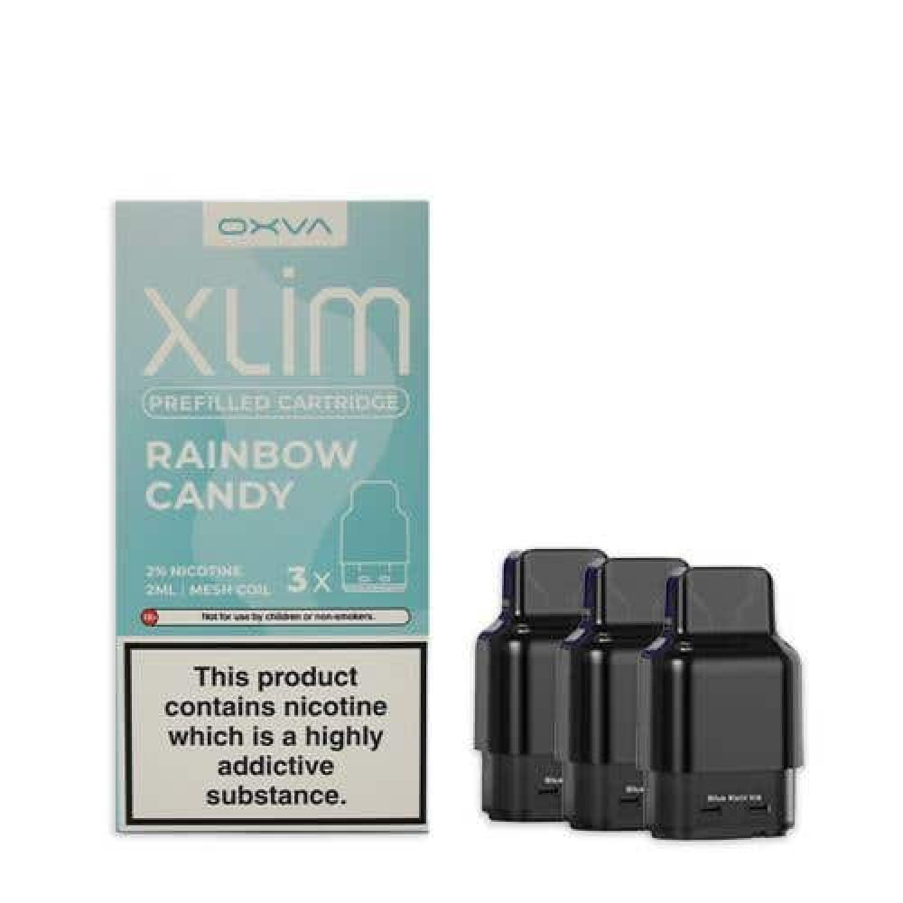 Rainbow Candy Oxva Xlim Prefilled E-liquid Pods Cartridges - Pack of 3