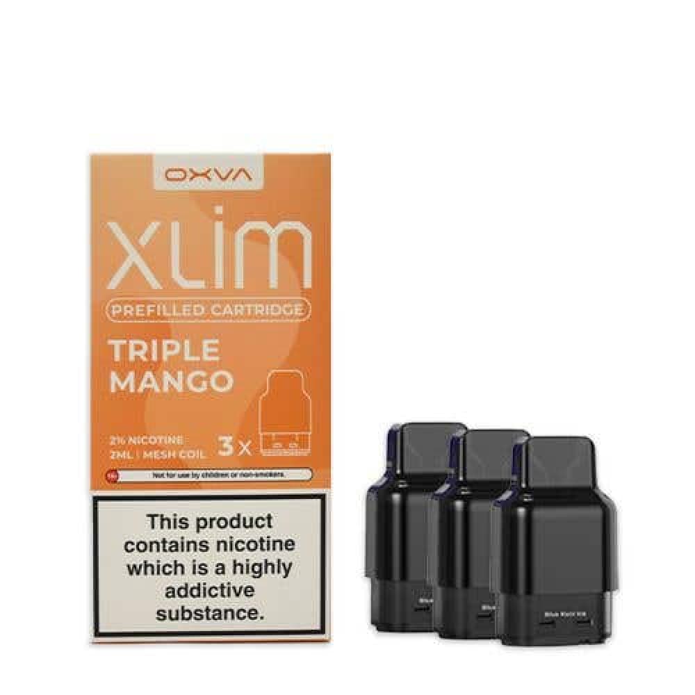 Triple Mango Oxva Xlim Prefilled E-liquid Pods Cartridges - Pack of 3
