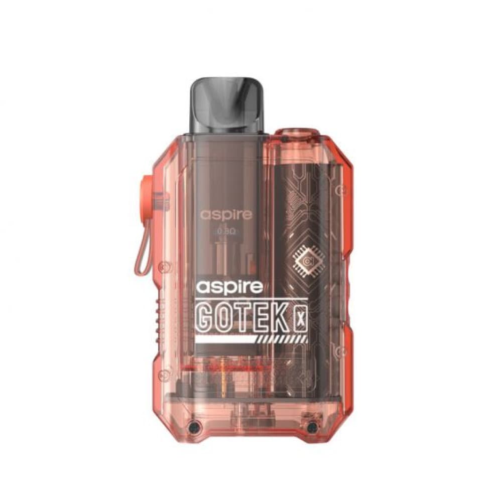 Translucent Orange Aspire Gotek X Pod Kit