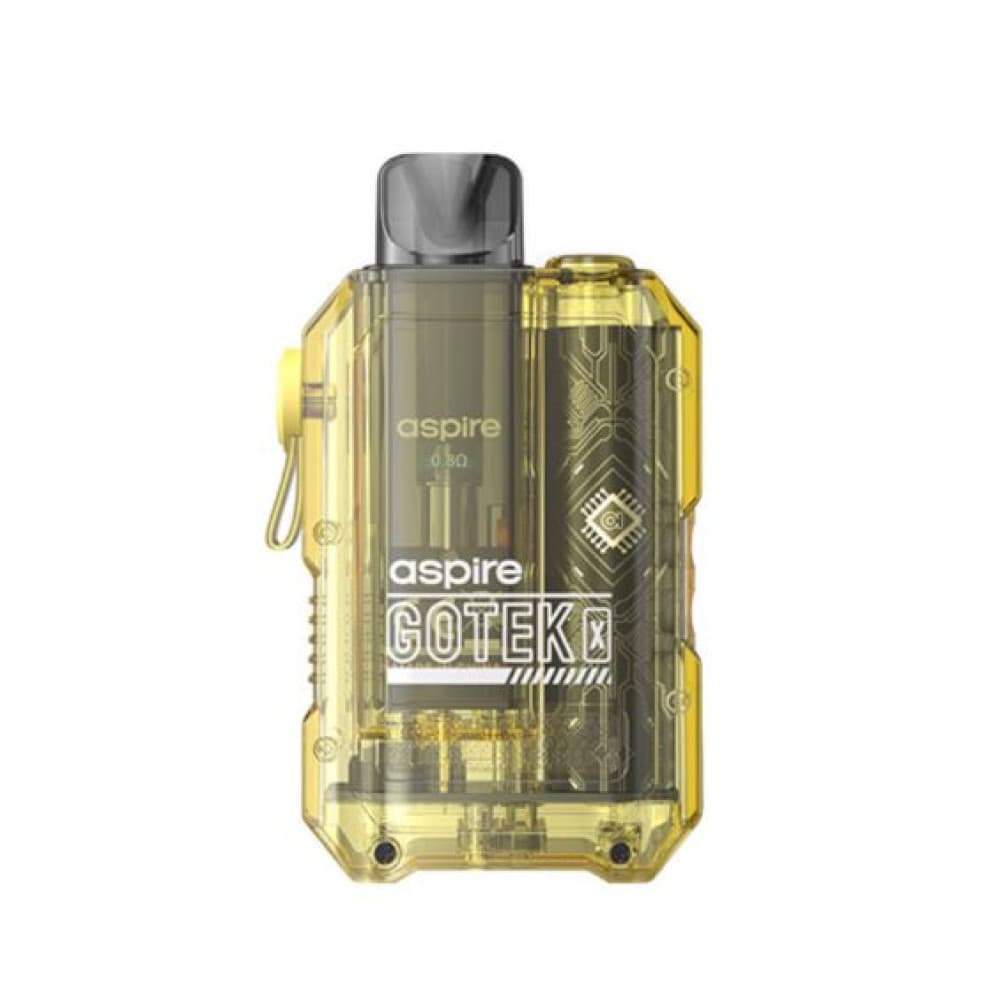 Translucent Yellow Aspire Gotek X Pod Kit