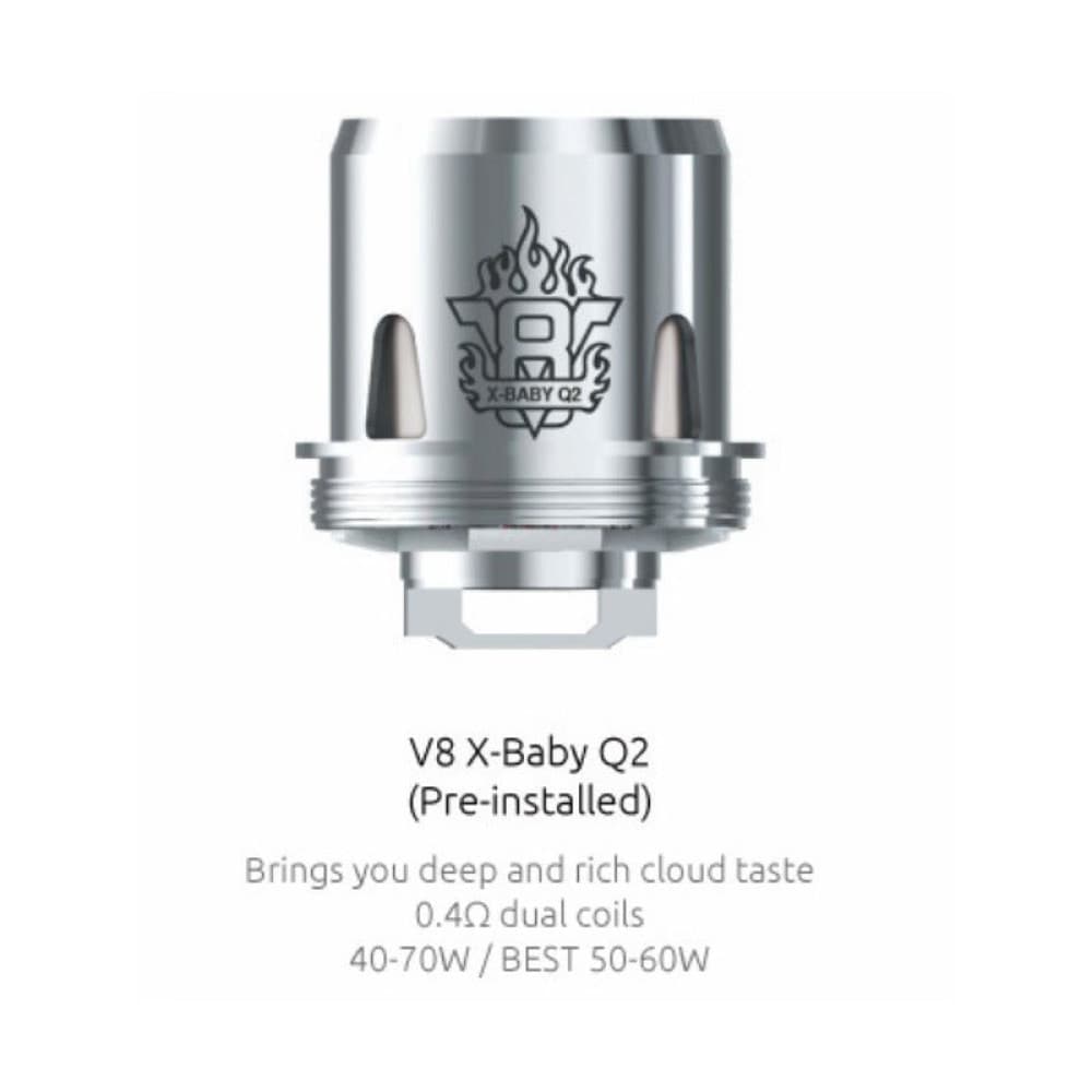 0.4 OHM SMOK V8 X-Baby M2 Coils - Pack of 5