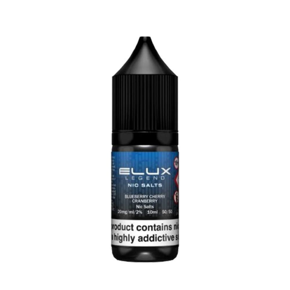 Blueberry Cherry Cranberry / 10mg Elux Legend Nic Salt-10ml E-liquids - Box of 10