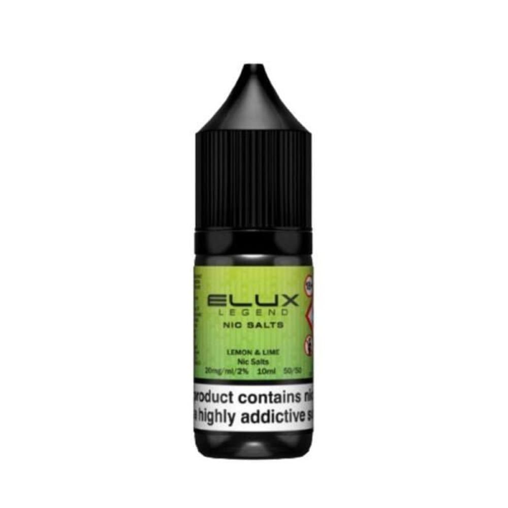 Lemon & Lime / 10mg Elux Legend Nic Salt-10ml E-liquids - Box of 10
