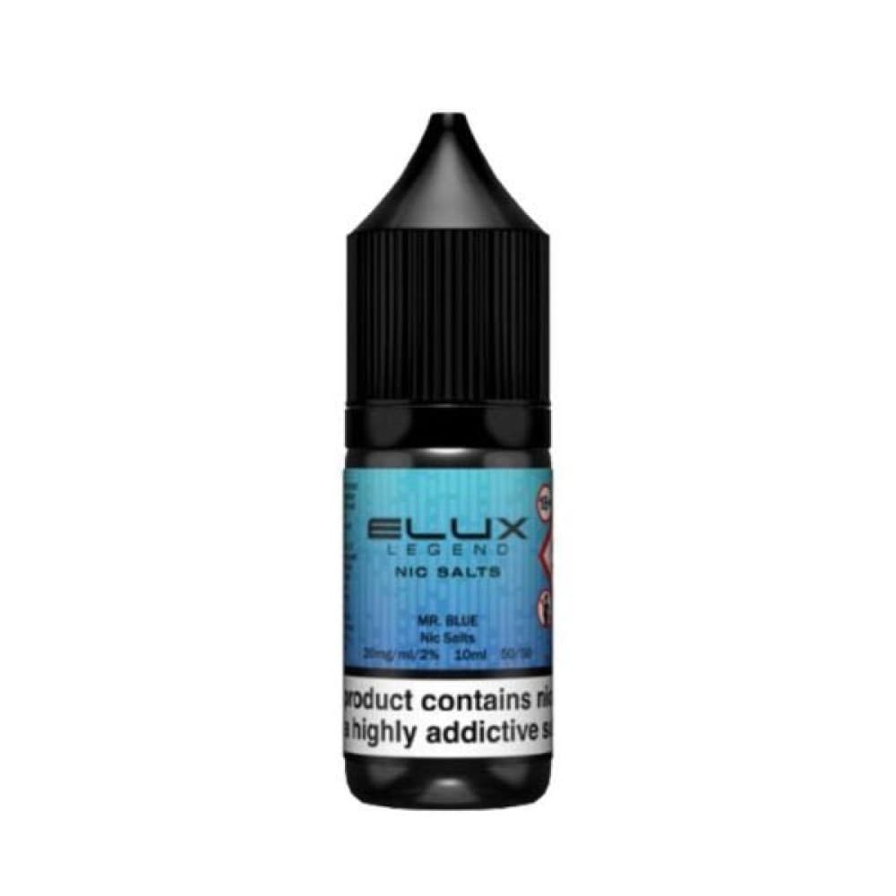 Mr Blue / 10mg Elux Legend Nic Salt-10ml E-liquids - Box of 10