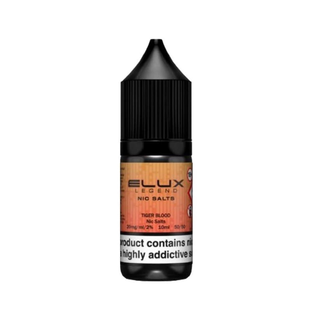 Tiger Blood / 10mg Elux Legend Nic Salt-10ml E-liquids - Box of 10