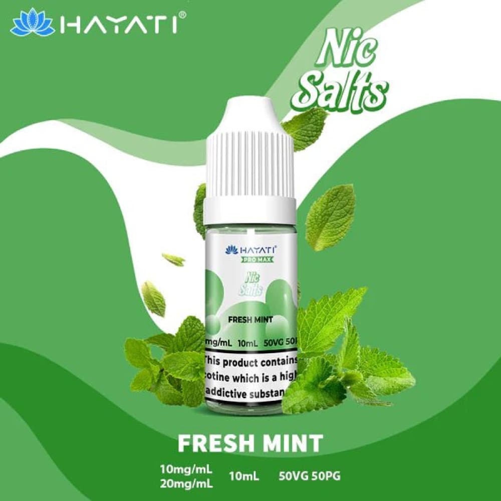 10mg / Fresh Mint Hayati Pro Max Nic Salts