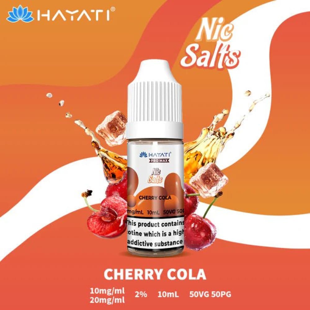 10mg / Cherry Cola Hayati Pro Max Nic Salts