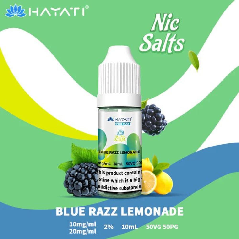 10mg / Blue Razz Lemonade Hayati Pro Max Nic Salts