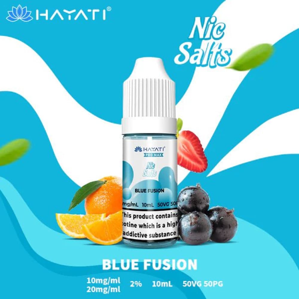 10mg / Blue Fusion Hayati Pro Max Nic Salts