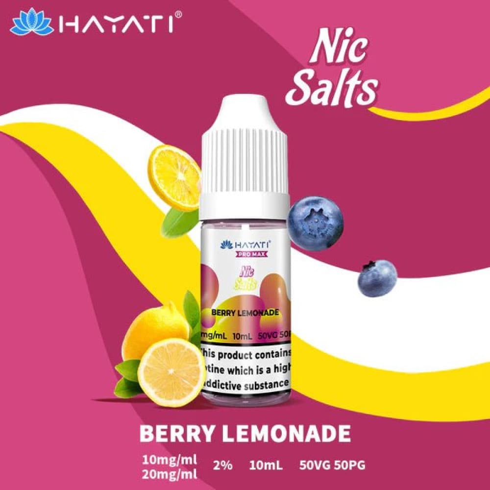 10mg / Berry Lemonade Hayati Pro Max Nic Salts