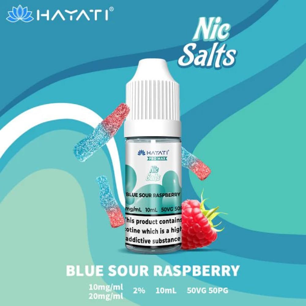 10mg / Blue Sour Raspberry Hayati Pro Max Nic Salts