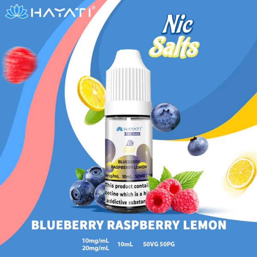 10mg / Blueberry Raspberry Lemon Hayati Pro Max Nic Salts