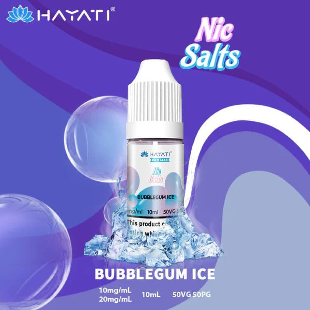 10mg / Bubblegum Ice Hayati Pro Max Nic Salts