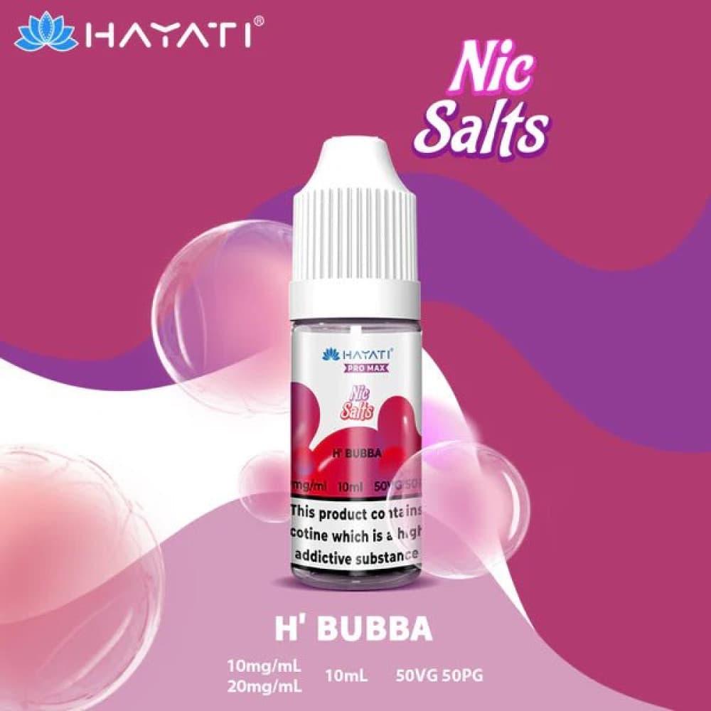 10mg / H' Bubba Hayati Pro Max Nic Salts