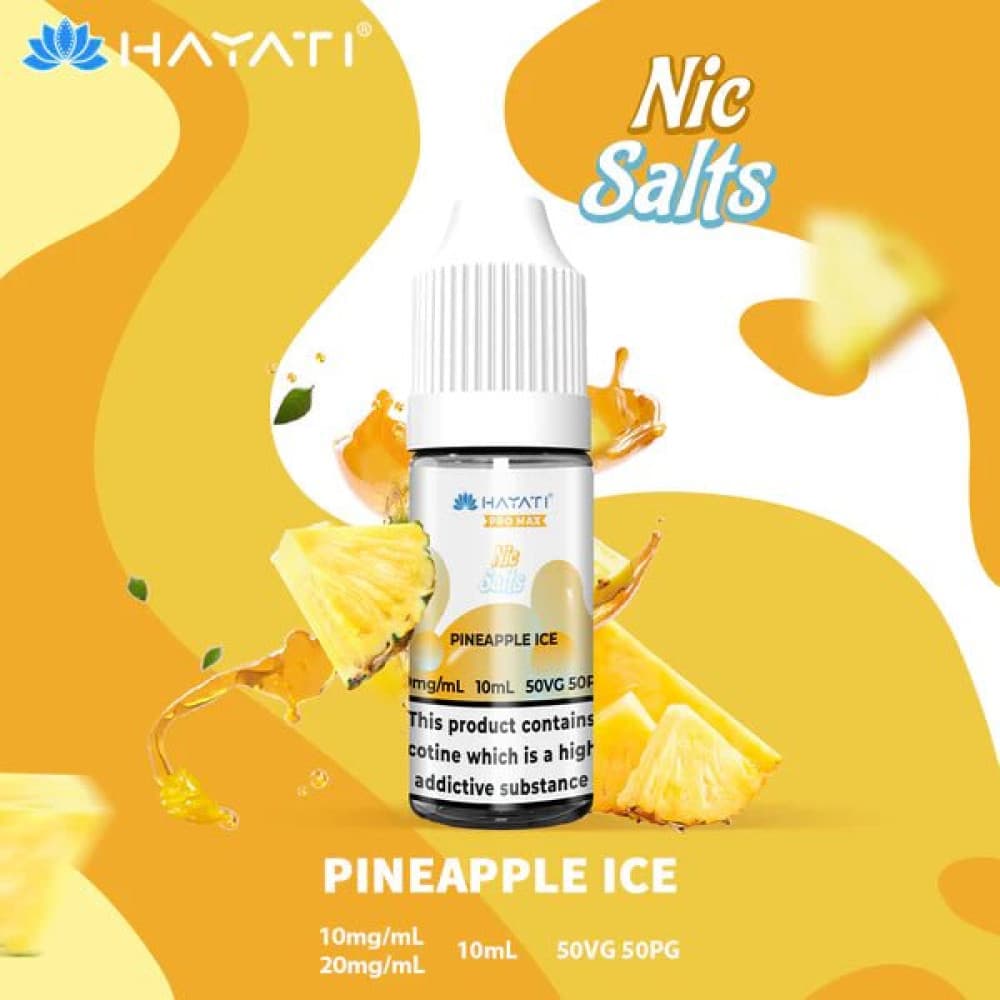 10mg / Pineapple Ice Hayati Pro Max Nic Salts