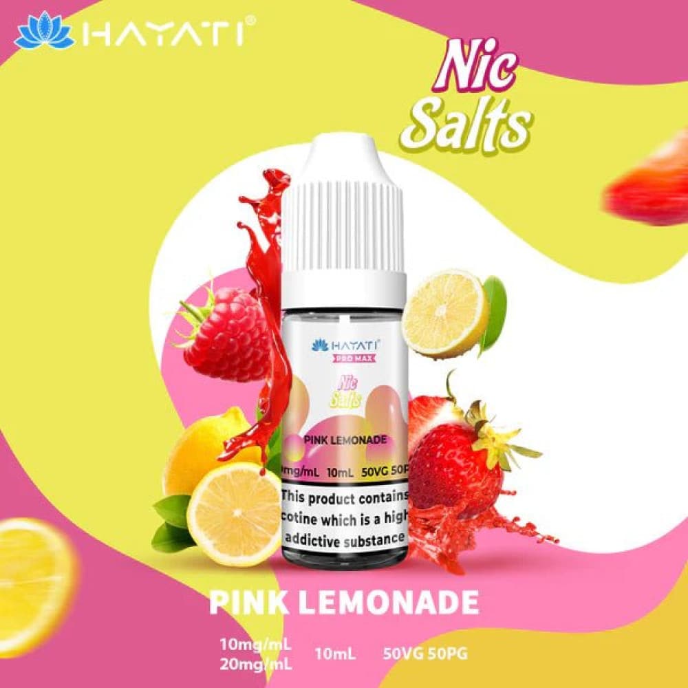 10mg / Pink Lemonade Hayati Pro Max Nic Salts